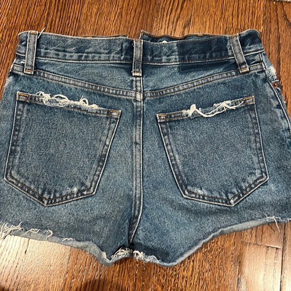 Abercrombie Annie High Rise Jean Shorts - Picture 3 of 6